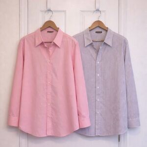 Jessica London Two (2) Button-Up Shirts Size 26/28